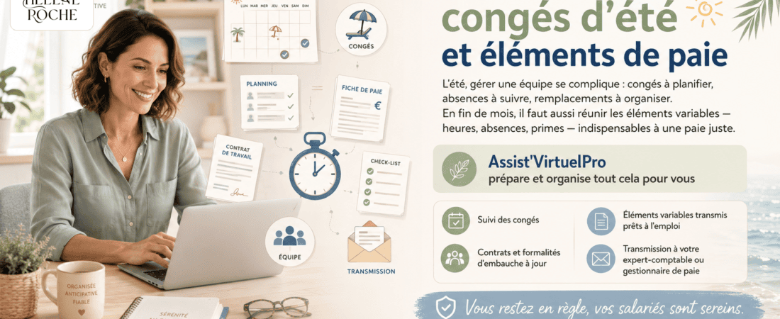 RH : congés d&rsquo;été et paie pour une TPE